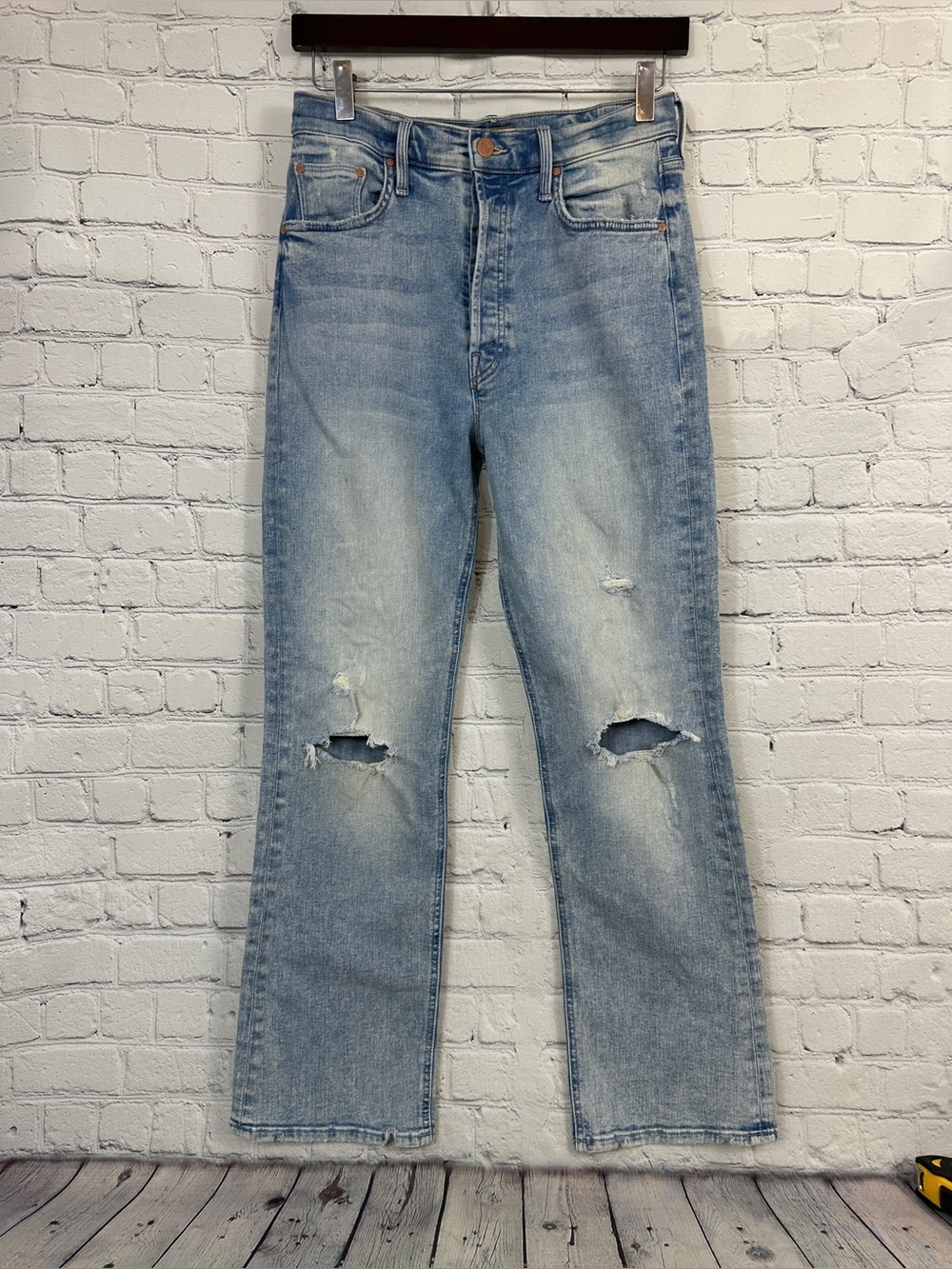MOTHER the tripper in flowers high rush button fly jeans size 28 - Picture 1 of 9